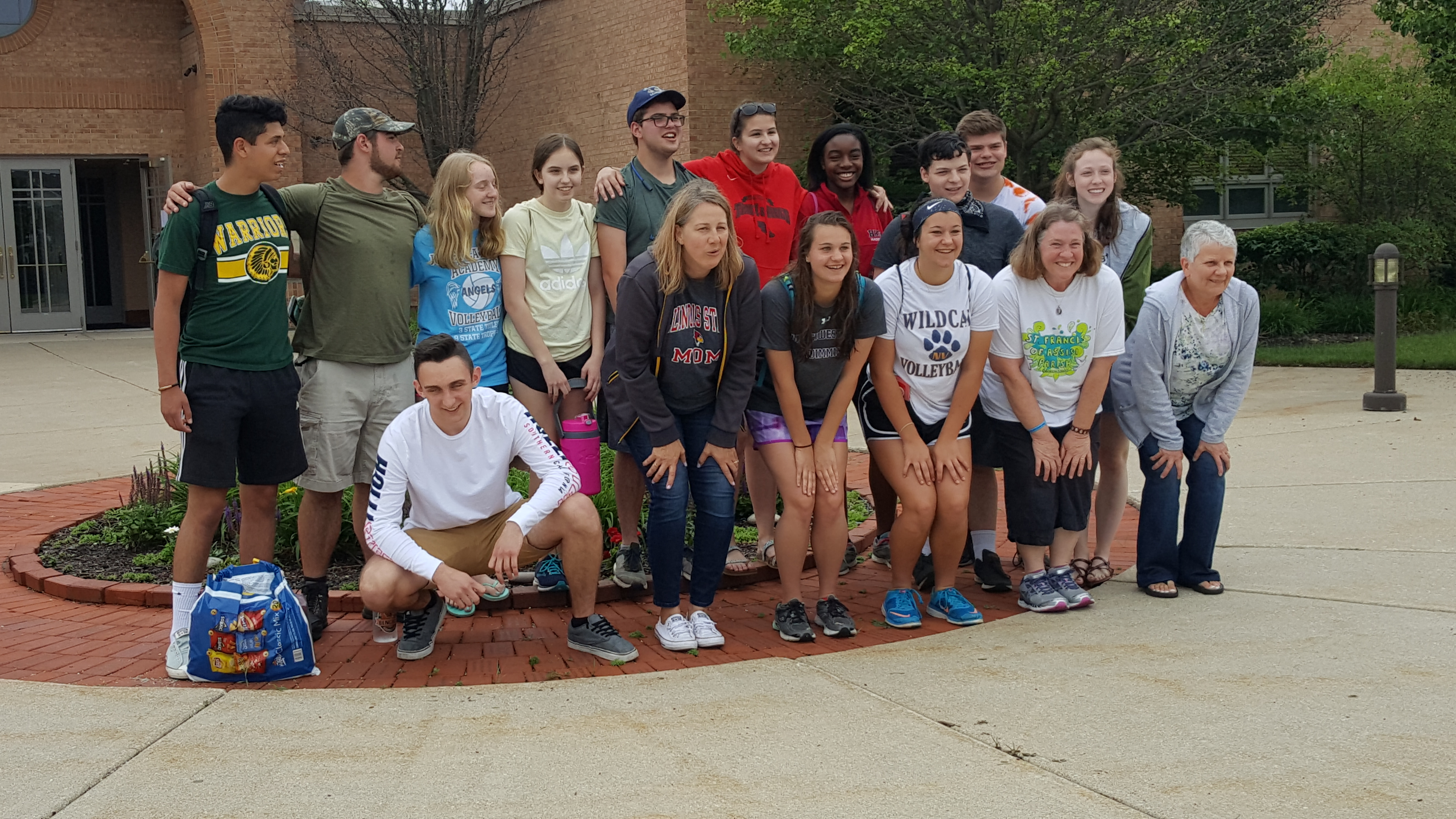 The Teen Mission Group Is On Their Mission Trip