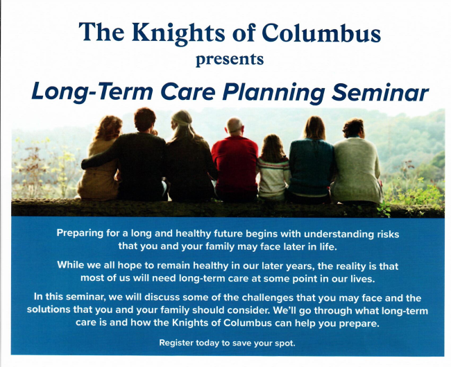 Long Term Care Seminar This Wednesday