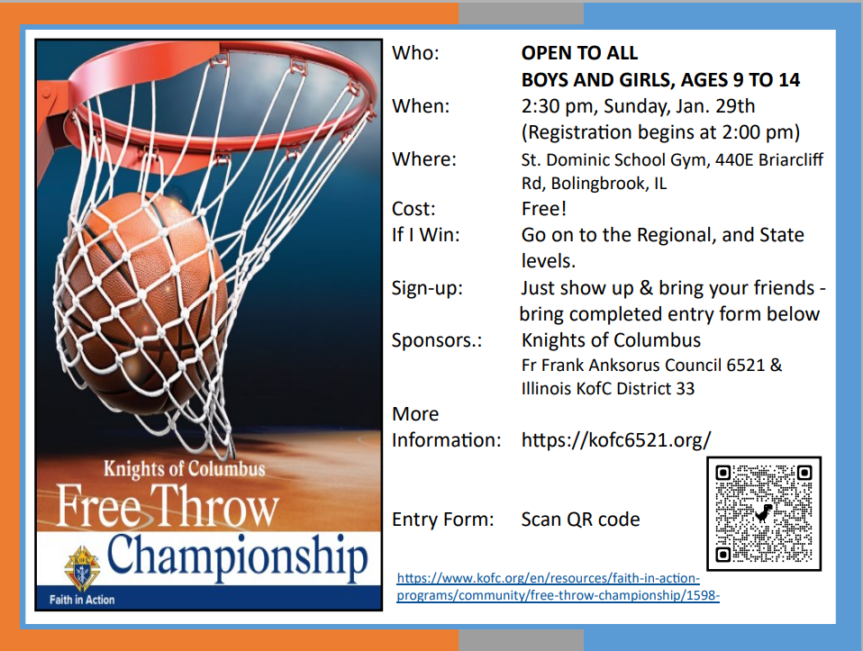 Come Out to Help With the Free Throw Challenge!