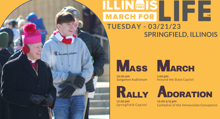 Join the 2023 Illinois March for Life on March 21st
