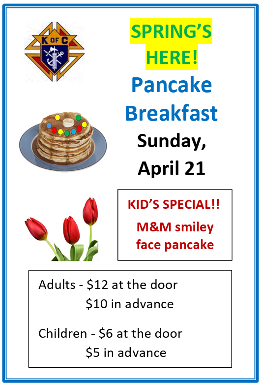 Come Celebrate Spring With Pancakes!